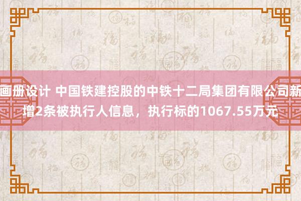 画册设计 中国铁建控股的中铁十二局集团有限公司新增2条被执行人信息，执行标的1067.55万元